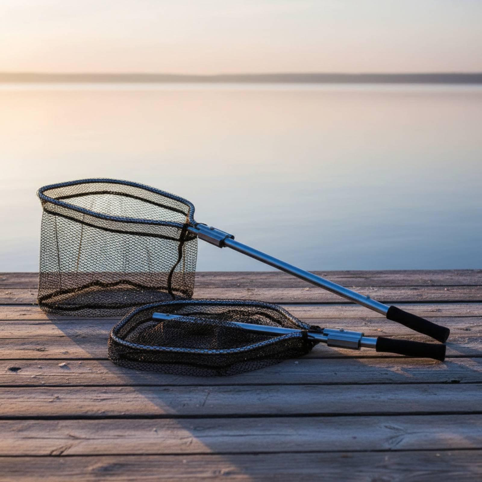 Compact Foldable Fishing Net w - Landing Net Telescopic 评论和价格
