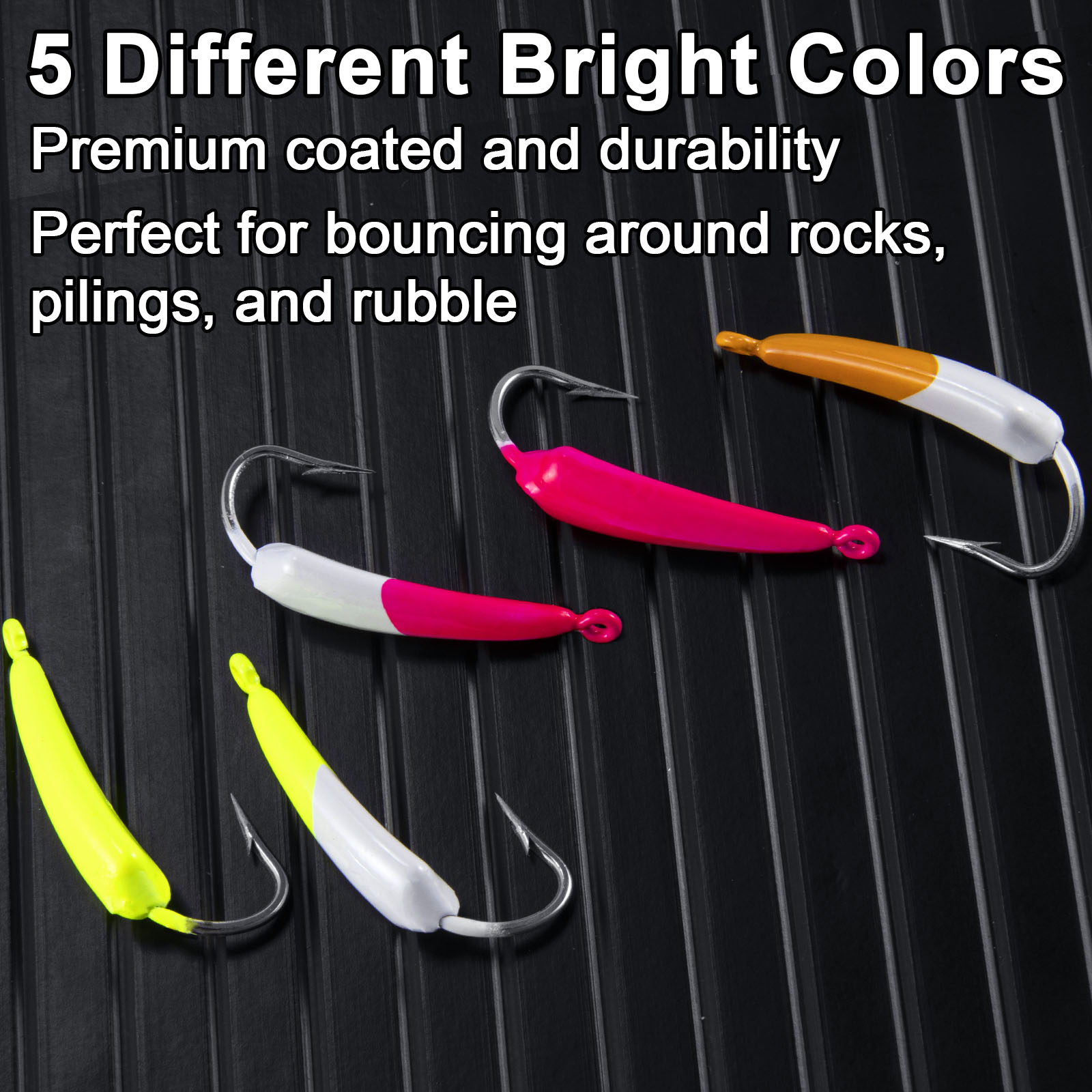 5pcs Pompano Jigs 7g 10g 14g S - Surf Fishing Equipment 评论和价格
