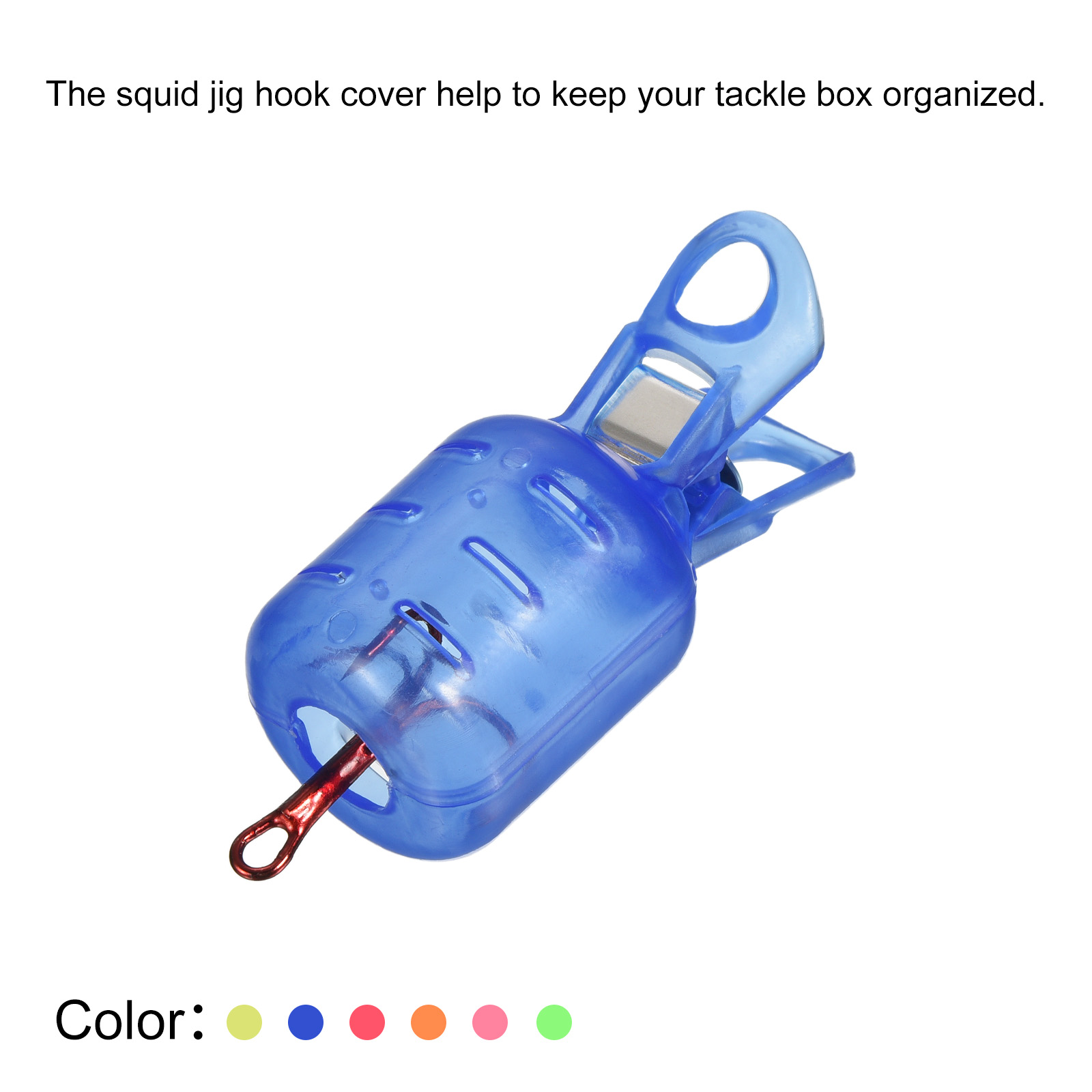 10pcs Small Size Squid Jig Hoo - Fishing Equipment Organizer 评论和价格