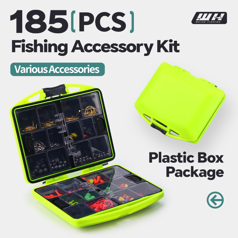 WEIHE 185pcs Fishing Accessori - Fishing Equipment Organizer 评论和价格