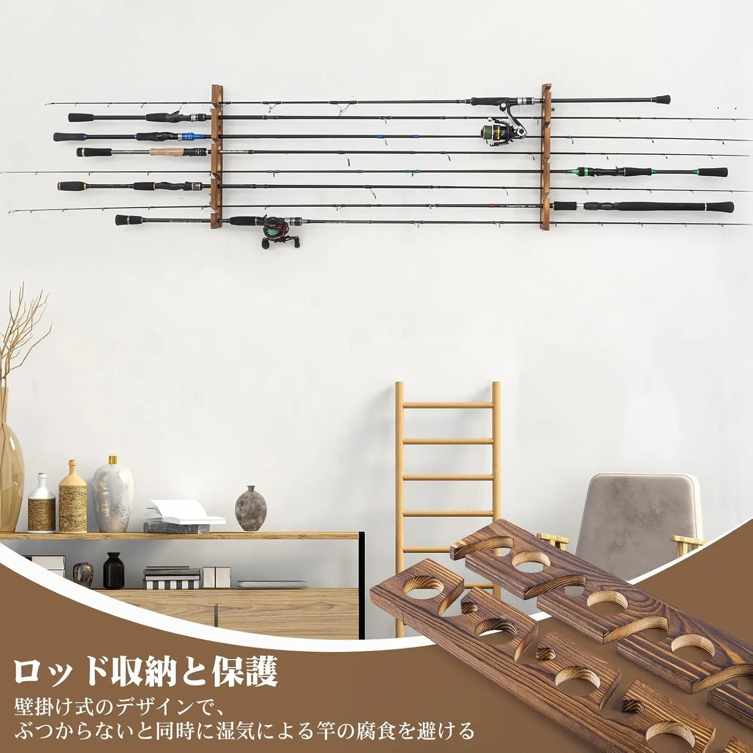 Goture Fishing Rod Holders wit - Fishing Equipment Organizer 评论和价格