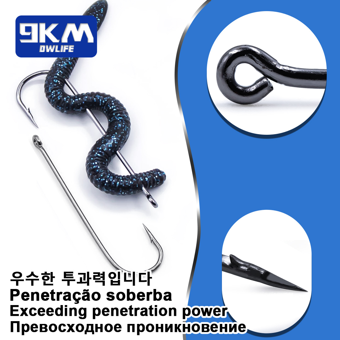 9KM Aberdeen Hooks Long Shank  - Surf Fishing Equipment 评论和价格