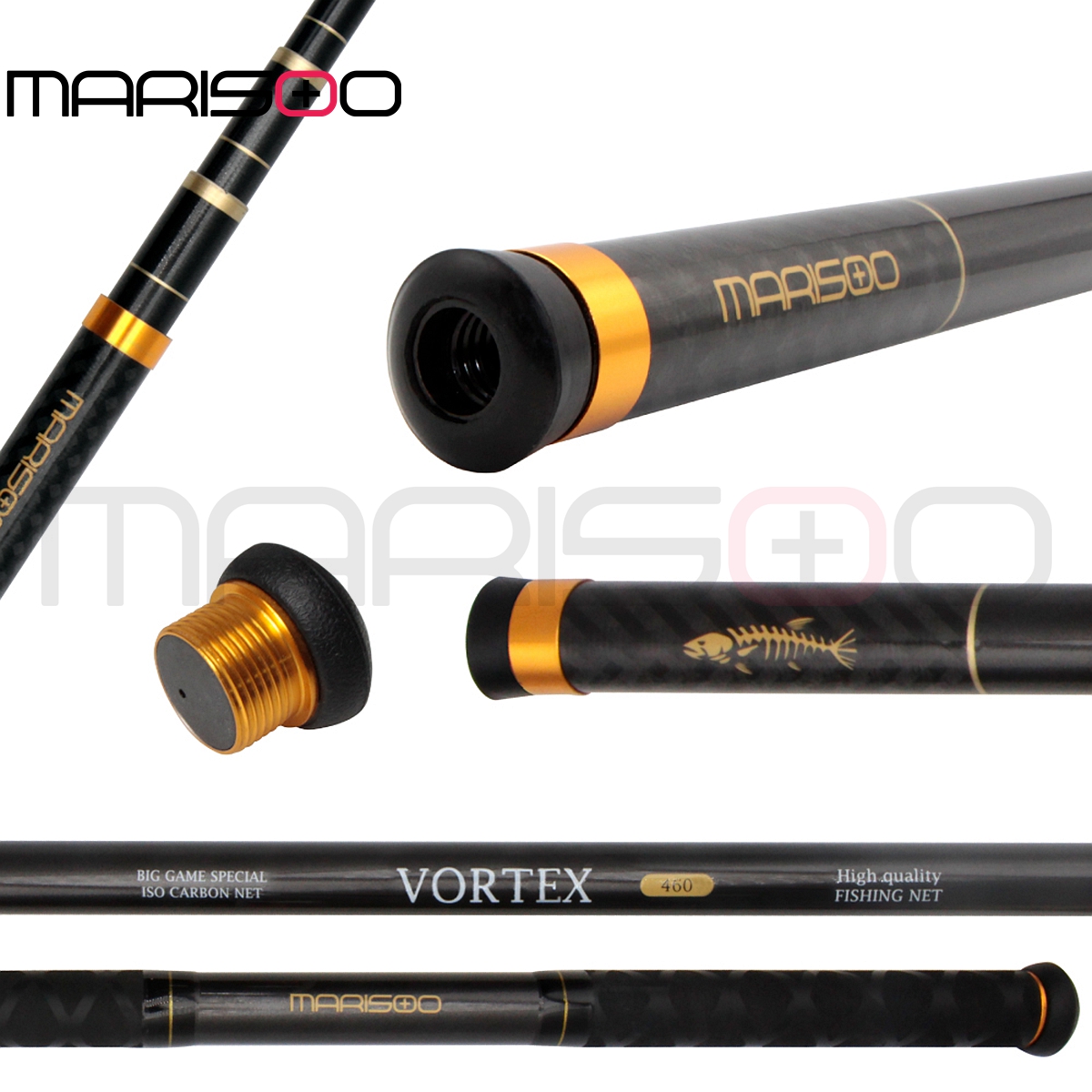 MARISOO VORTEX Telescopic Fish - Landing Net Telescopic 评论和价格