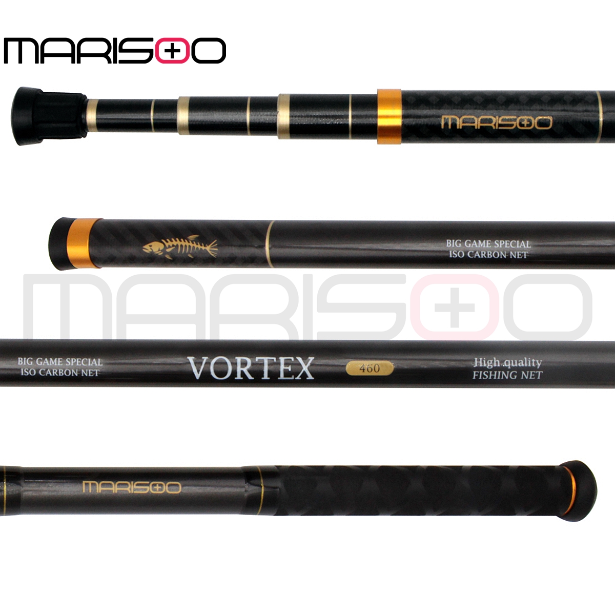 MARISOO VORTEX Telescopic Fish - Landing Net Telescopic 评论和价格