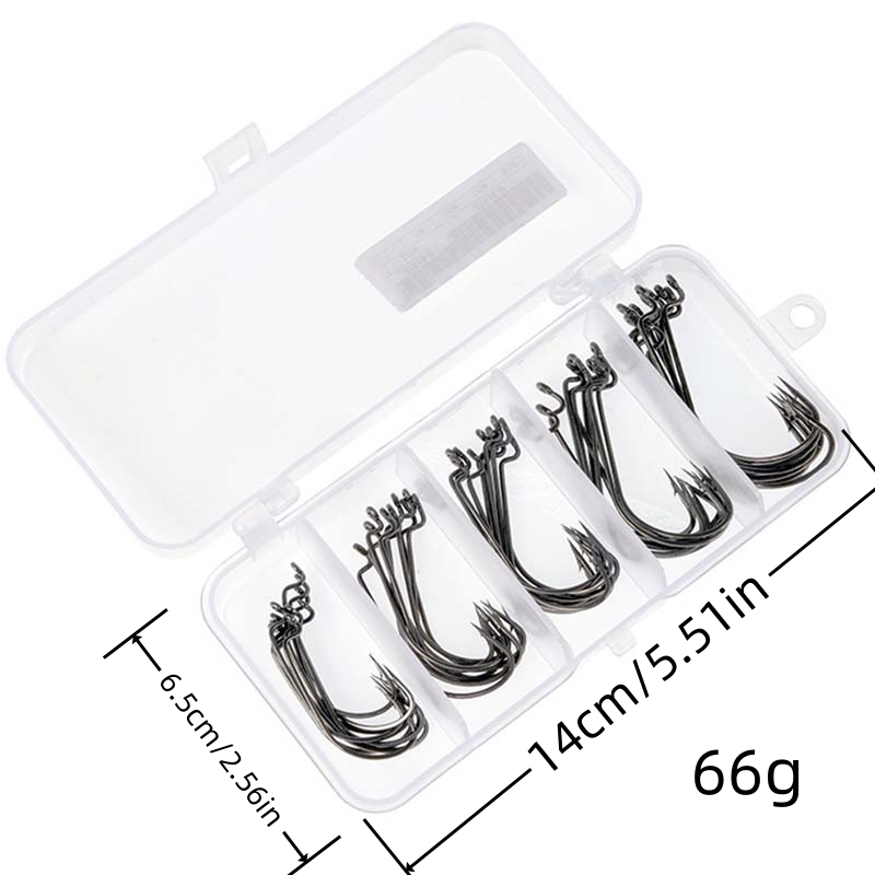 50Pcs/Box High Carbon Steel Fi - Fishing Equipment Organizer 评论和价格