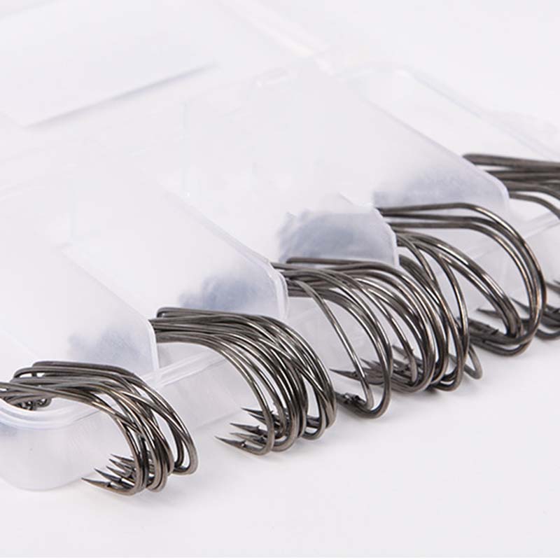 50Pcs/Box High Carbon Steel Fi - Fishing Equipment Organizer 评论和价格