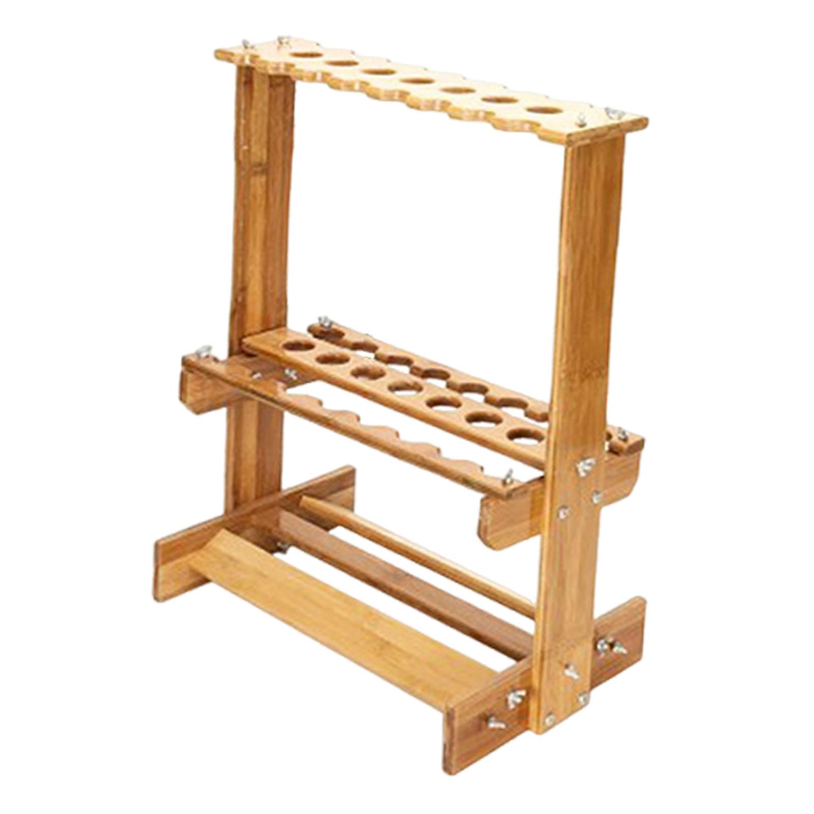 Fishing Rod Storage Rack Bambo - Fishing Equipment Organizer 评论和价格
