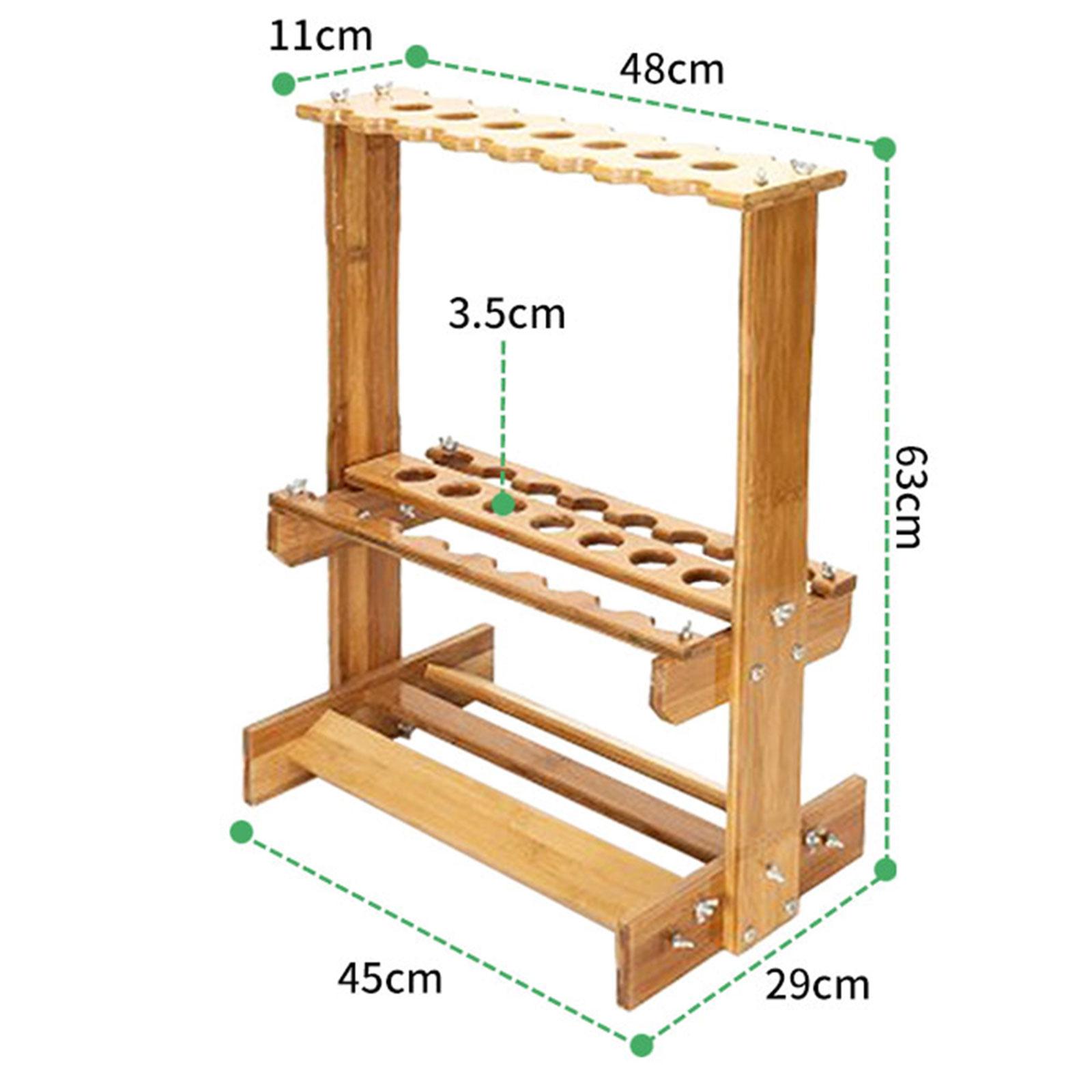 Fishing Rod Storage Rack Bambo - Fishing Equipment Organizer 评论和价格