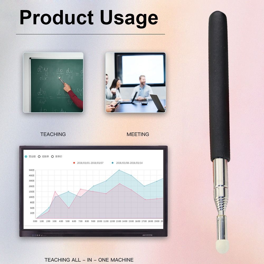 Screen Pointer Pen Telescopic  - Telescopic Fishing Rod 评论和价格