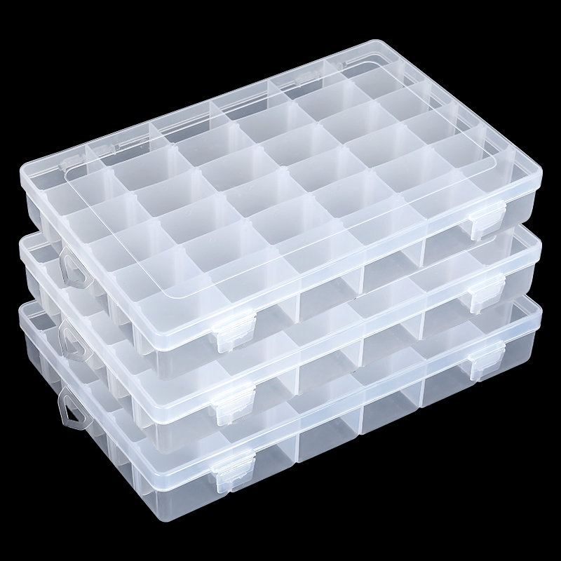 36 Grids Plastic Organizer Box - Fishing Equipment Organizer 评论和价格