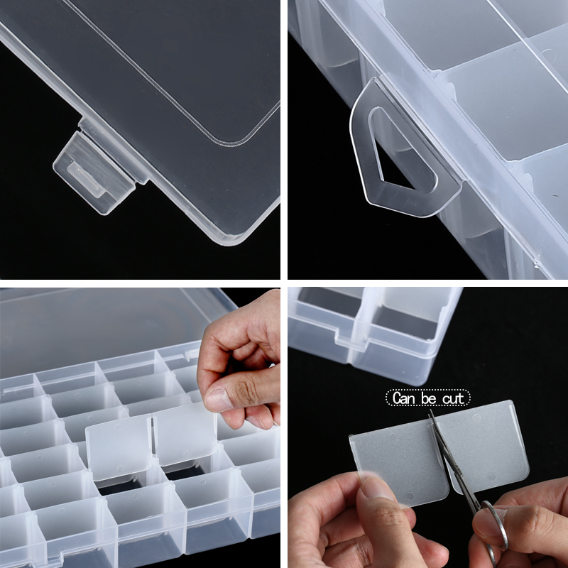 36 Grids Plastic Organizer Box - Fishing Equipment Organizer 评论和价格